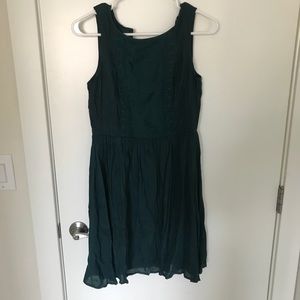 Doe and Rae dark green dress